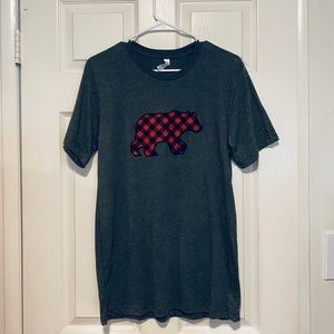 ♥️🐻Plaid Bear Tee